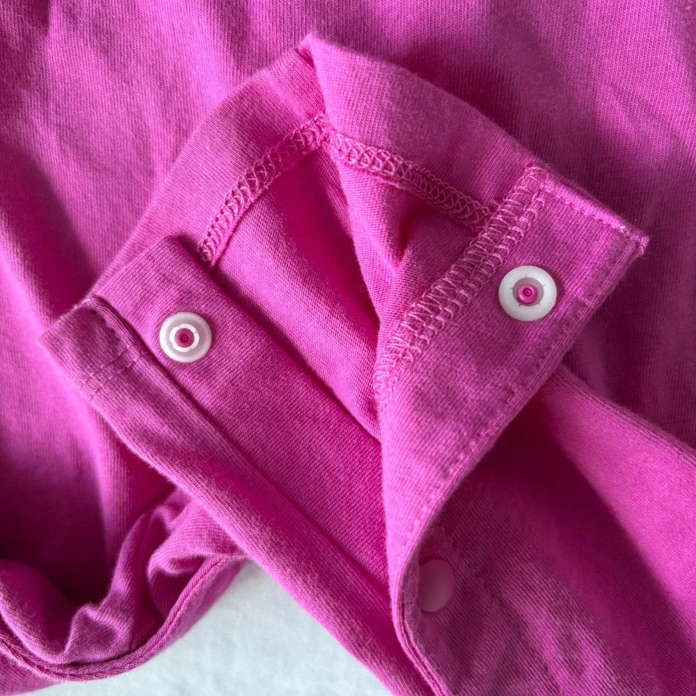 Nike Kids Active Fuchsia Pink Purple Long Sleeve Coverall Jumpsuit Size‎ 12 M